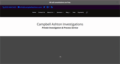 Desktop Screenshot of campbellashtoninvestigations.com